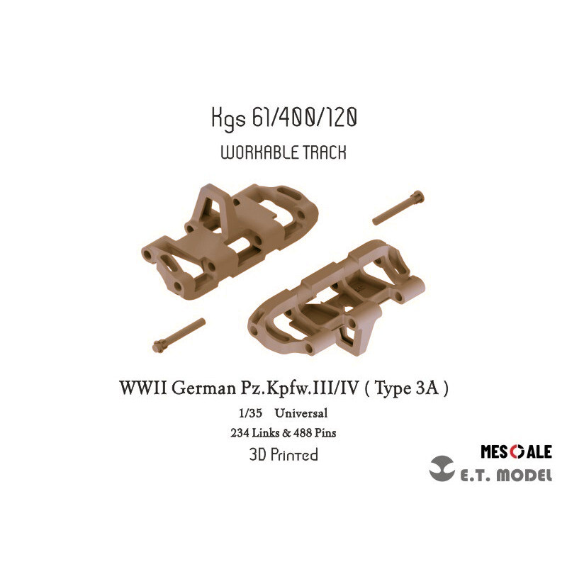 3D Printing Liquid - ET 1/35 P35-020 WWII German Pz.Kpfw.III/IV