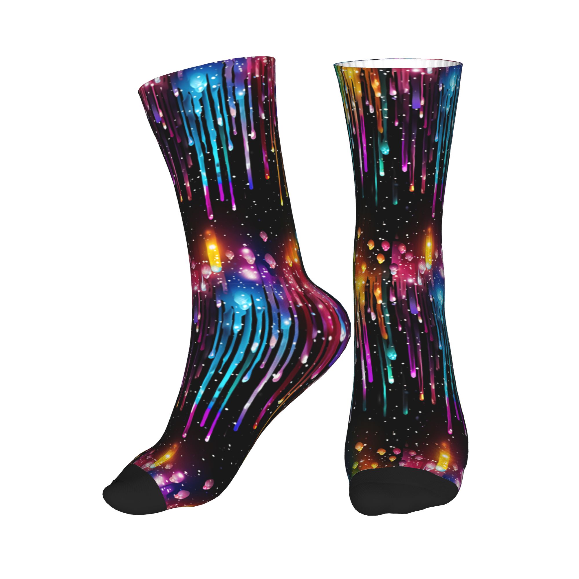 3D Printing Liquid - Cute Men's Dripping Rainbow Liquid Pattern