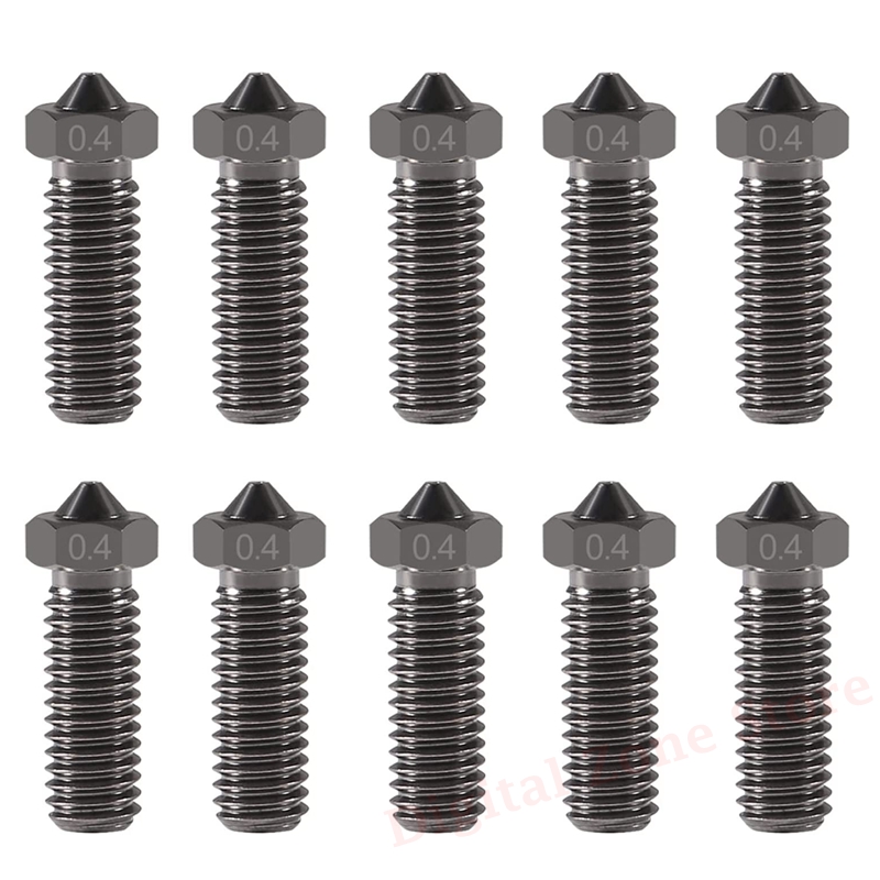3D Printing Pdf - 10pcs V6 Hardened Steel Volcano Nozzle