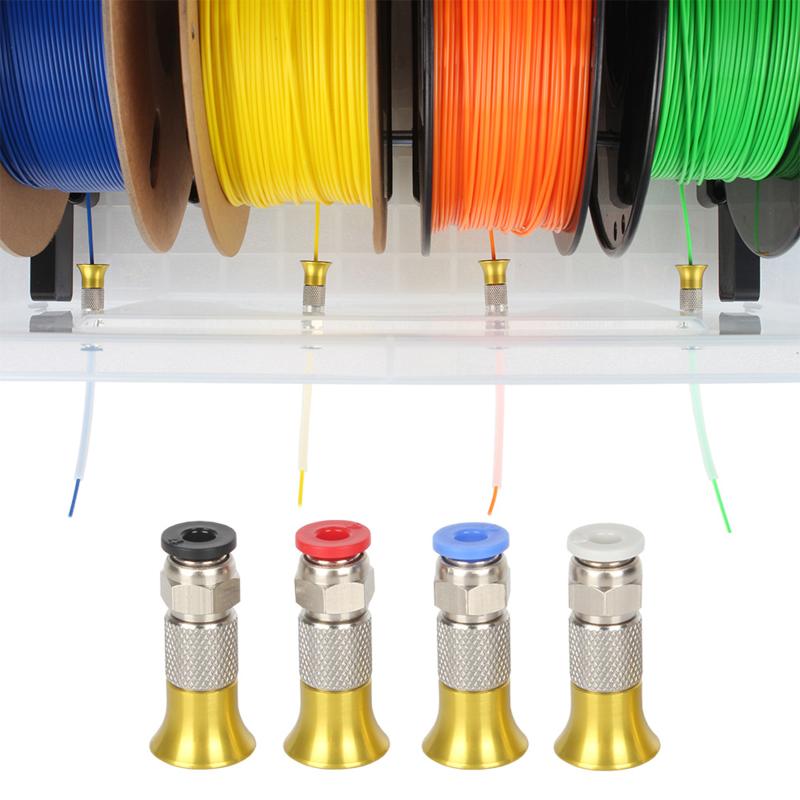 3D Printing Deck Box - 1/4PCS PC4-M6 Pneumatic Straight Connector 4*2.5mm