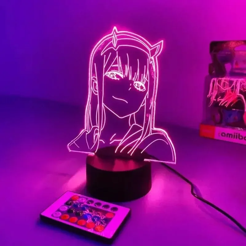 Zero Two Anime Night Light Act - 3D Printing Figure review and price