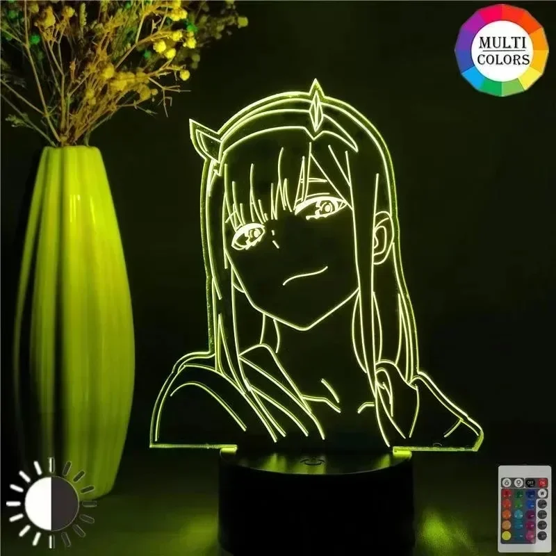 Zero Two Anime Night Light Act - 3D Printing Figure review and price