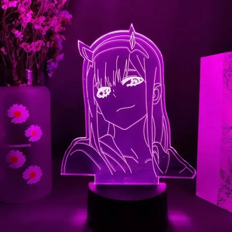 Zero Two Anime Night Light Act - 3D Printing Figure review and price
