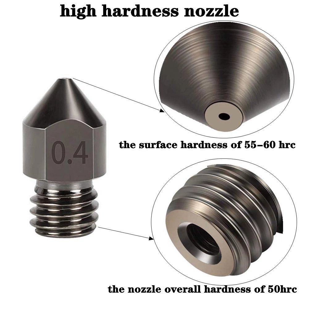 Super Hardened Steel Nozzle MK - 3D Printer Hotend Kit review and price