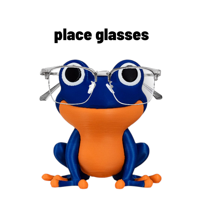 Creative Big Eyed Frog Shaped  - 3D Printing Glasses Frames review and price