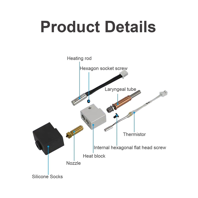 Hotend for 3 Hot End Kit Print - 3D Printer Hotend Kit review and price