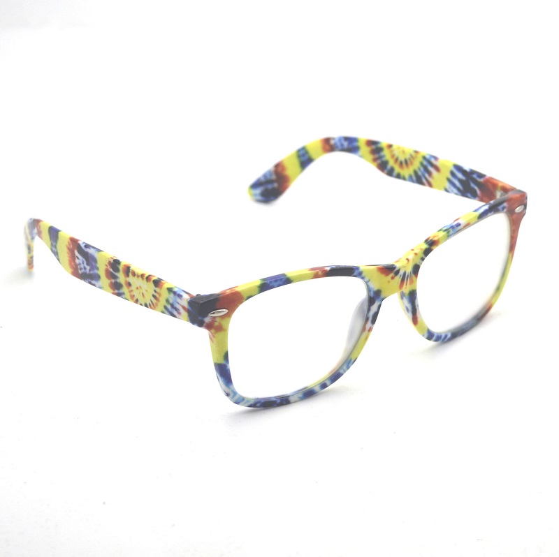 Fashion Tie Dye Print Frame Di - 3D Printing Glasses Frames review and price
