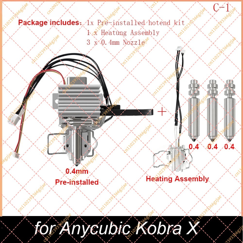 0.4mm Pre-Installed Hotend Kit - 3D Printer Hotend Kit review and price