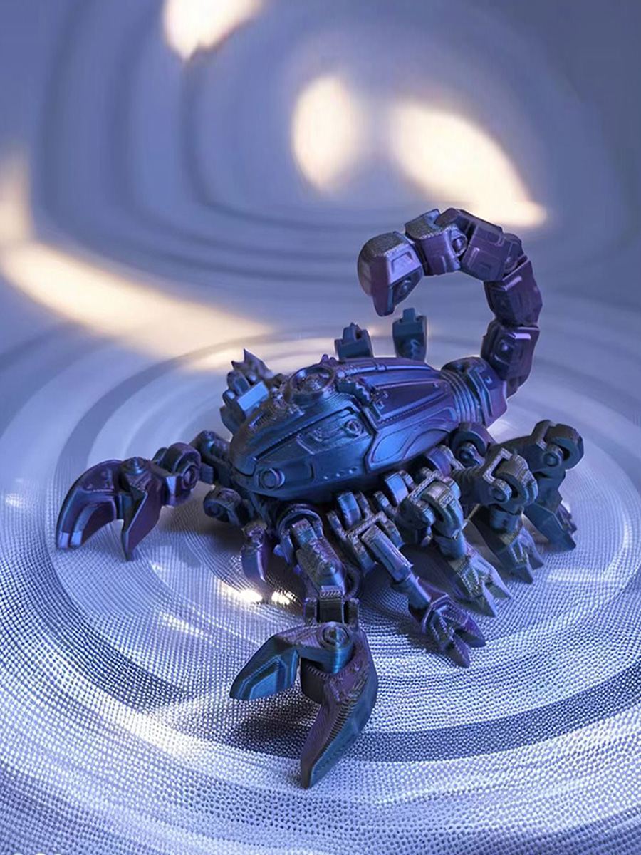 3D Printed Mechanical Scorpion - 3D Printing Figure review and price