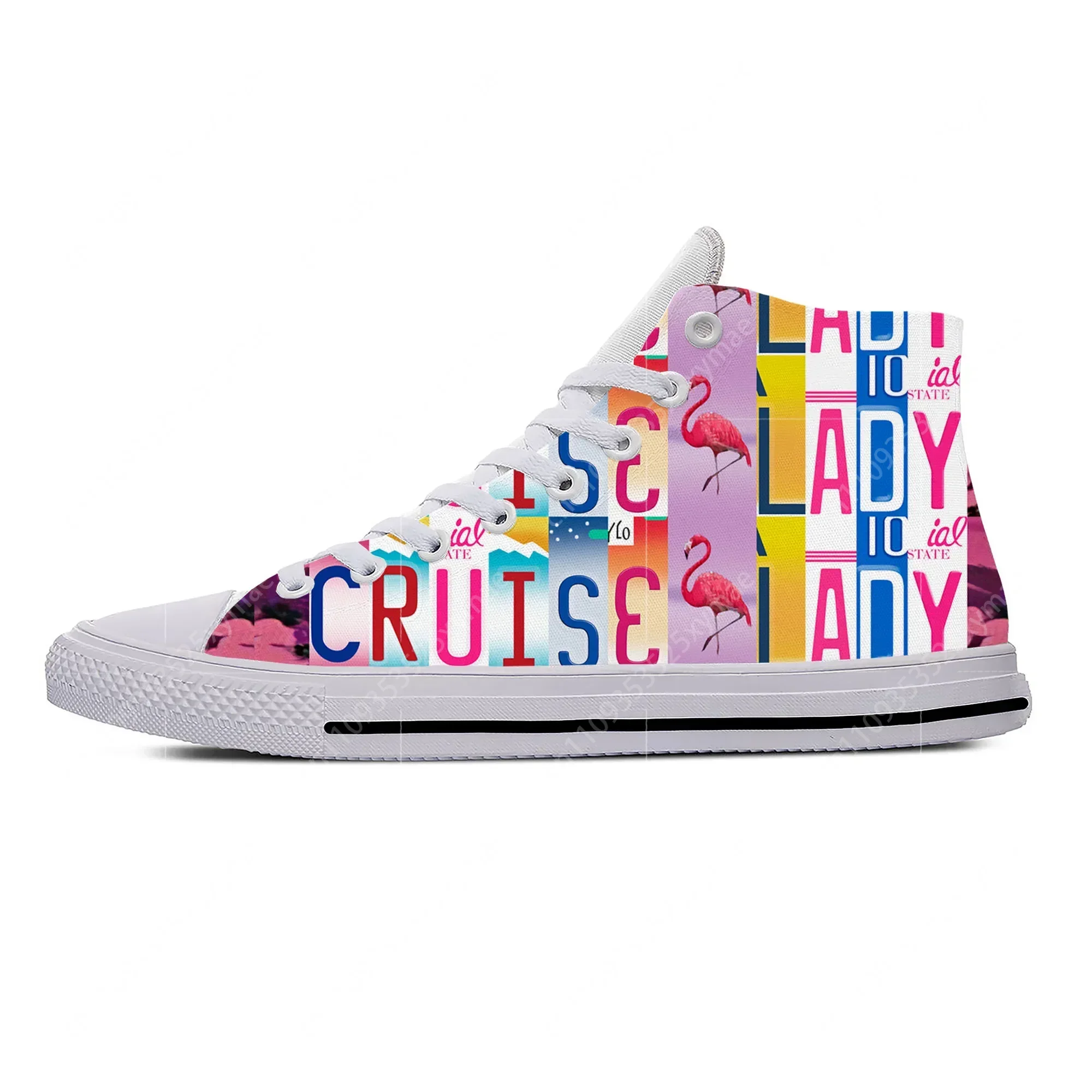 Cruise Lady Flamingos High Top - 3D Printing Design Free review and price