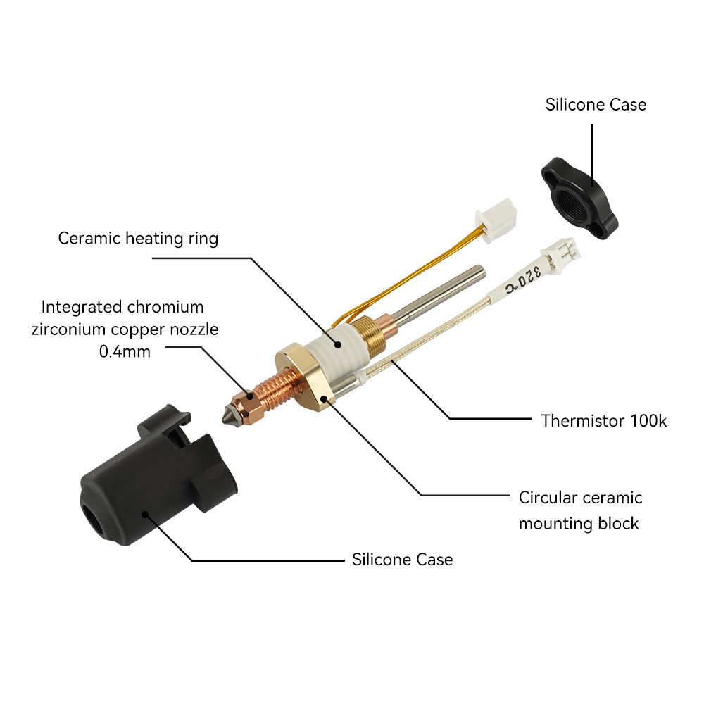 For Creality K1C/K1 Max Hotend - 3D Printing Creality review and price