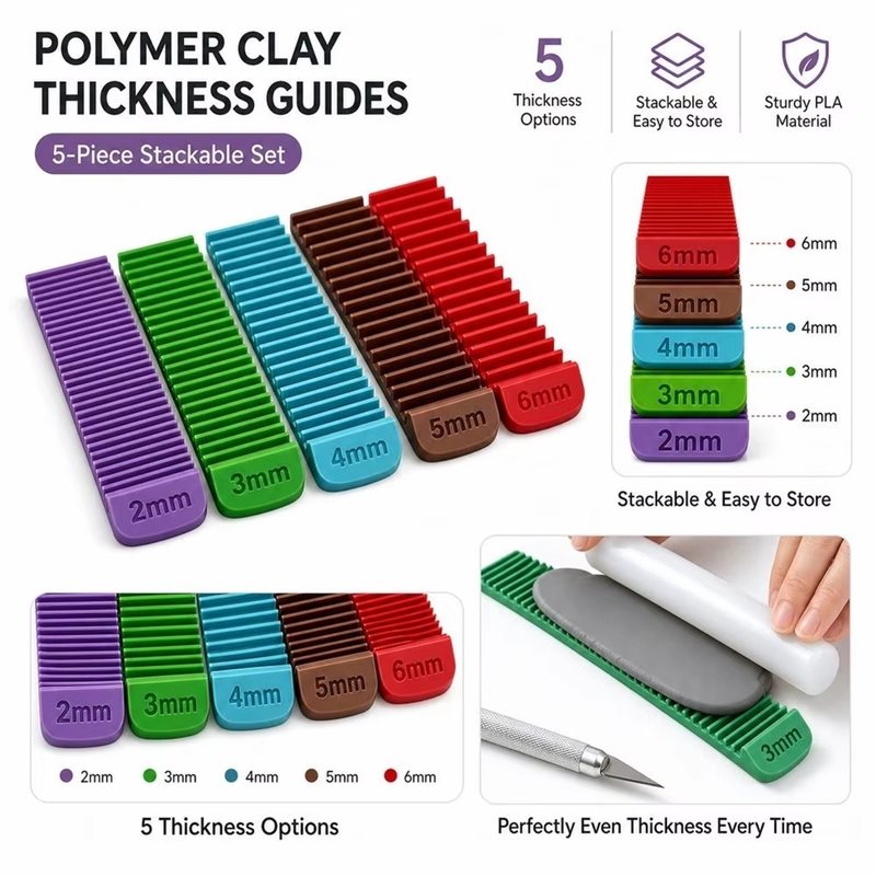 GYTB-Polymer Clay Thickness Gu - 3D Printing Guide review and price