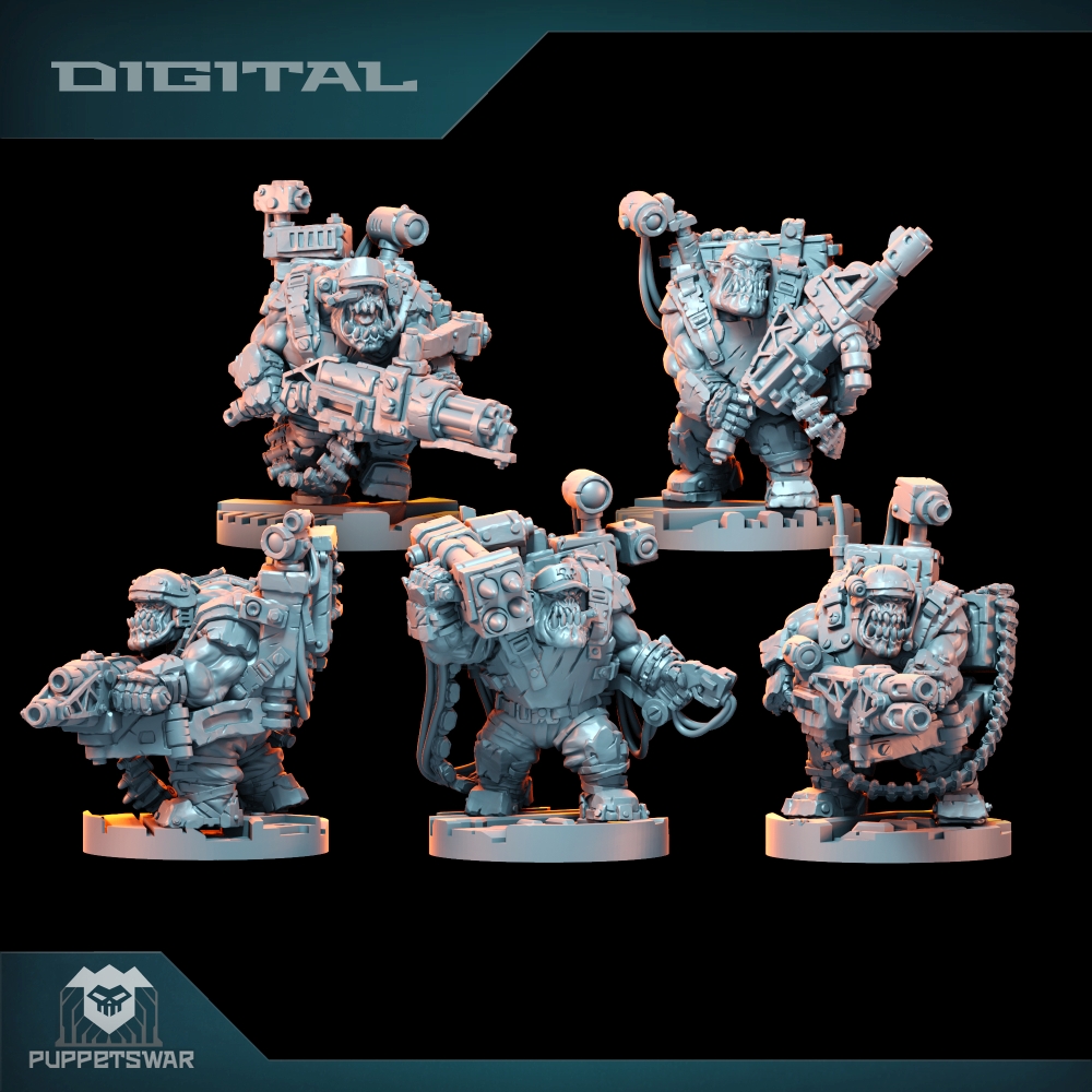 Orc Ultimate Badasses Squad, G - 3D Printing Figure review and price