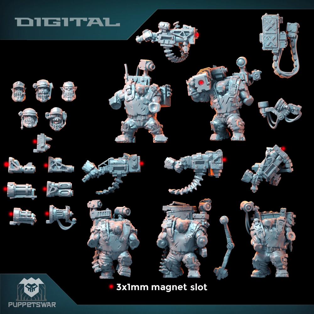 Orc Ultimate Badasses Squad, G - 3D Printing Figure review and price