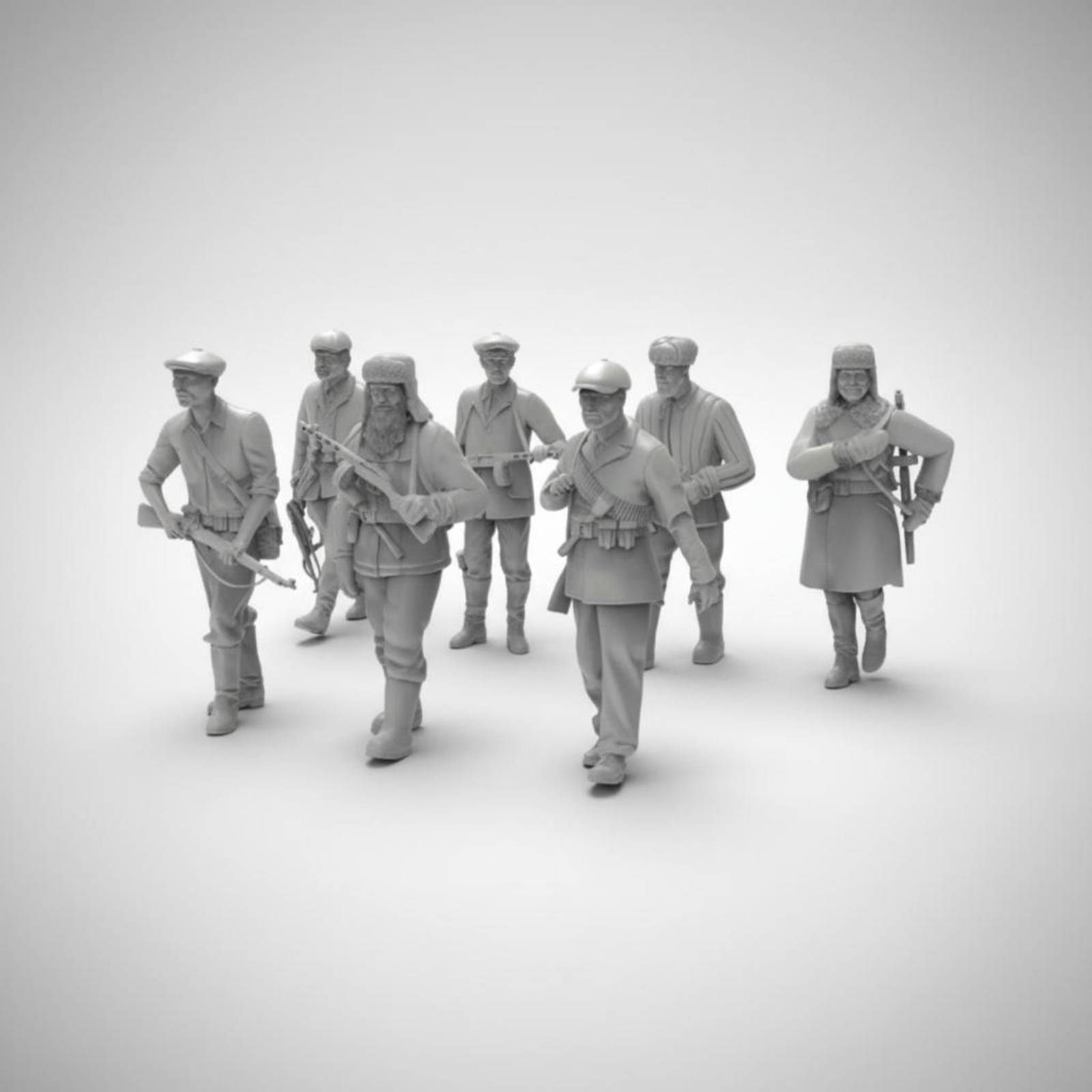 7 Pieces World War II Soldier  - 3D Printing Figure review and price