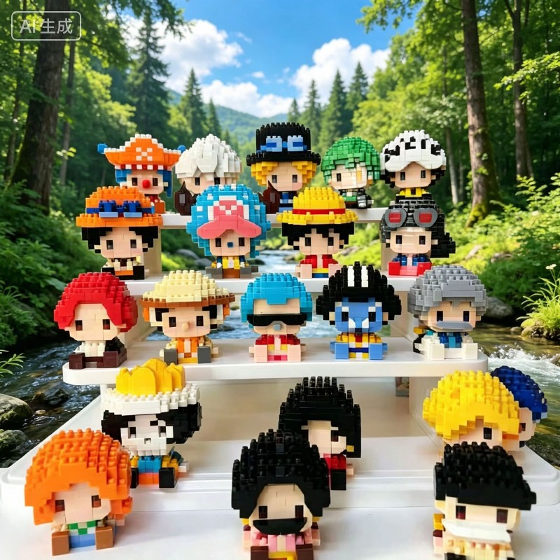 New ONE PIECE Sun God Nika Luf - 3D Printing Lego review and price