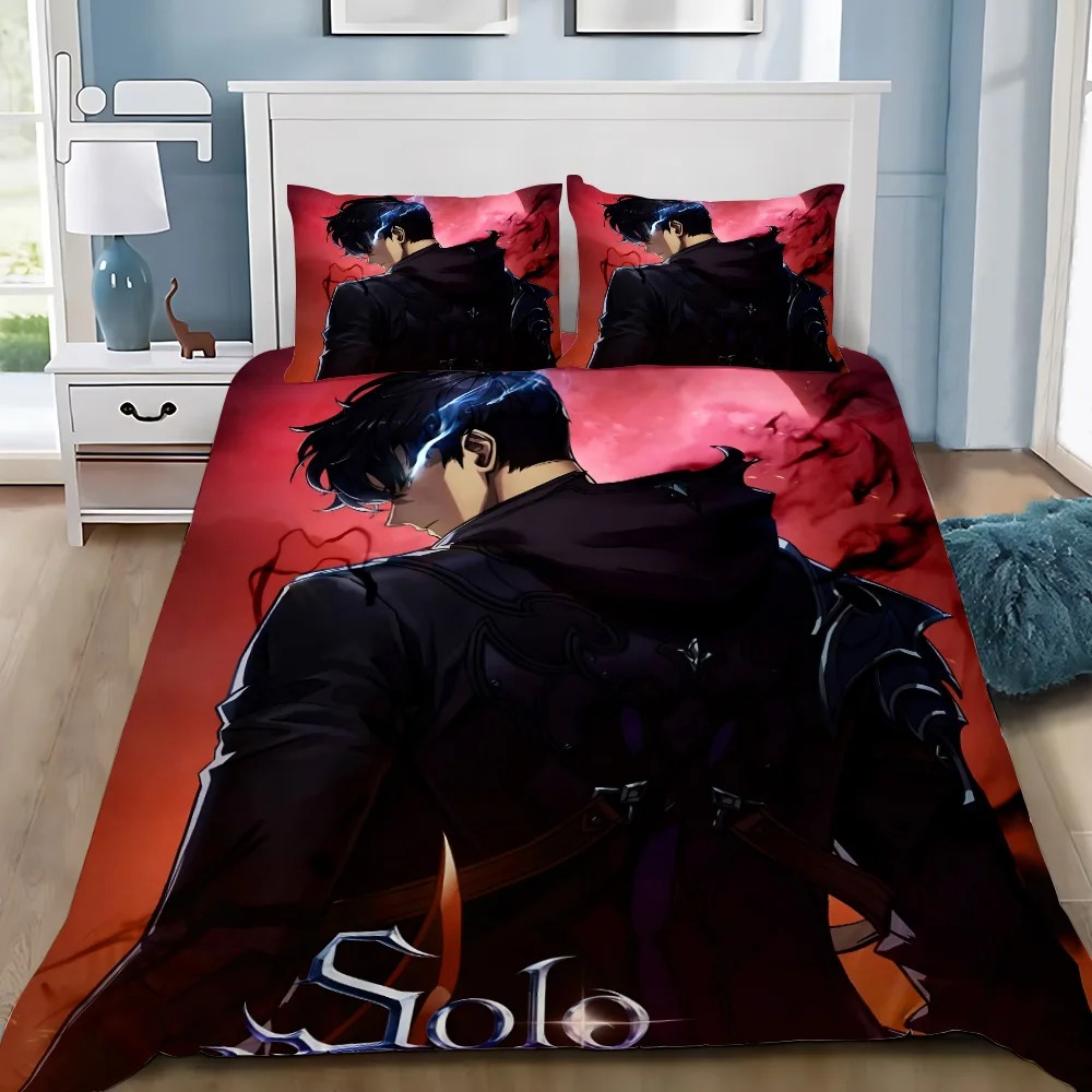Anime Solo Leveling Bedding Se - 3D Printing Solo review and price