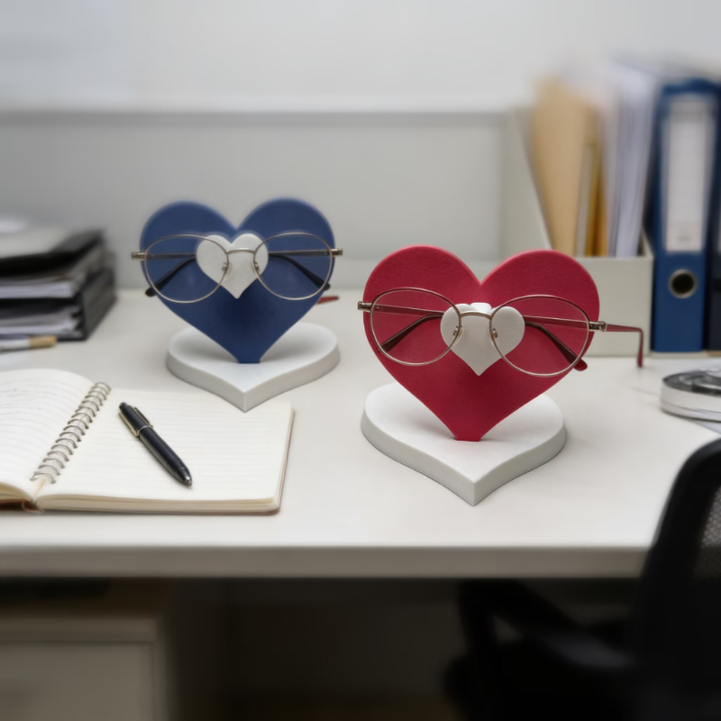 1PC 3D Printed Heart-Shaped Gl - 3D Printing Glasses Frames review and price