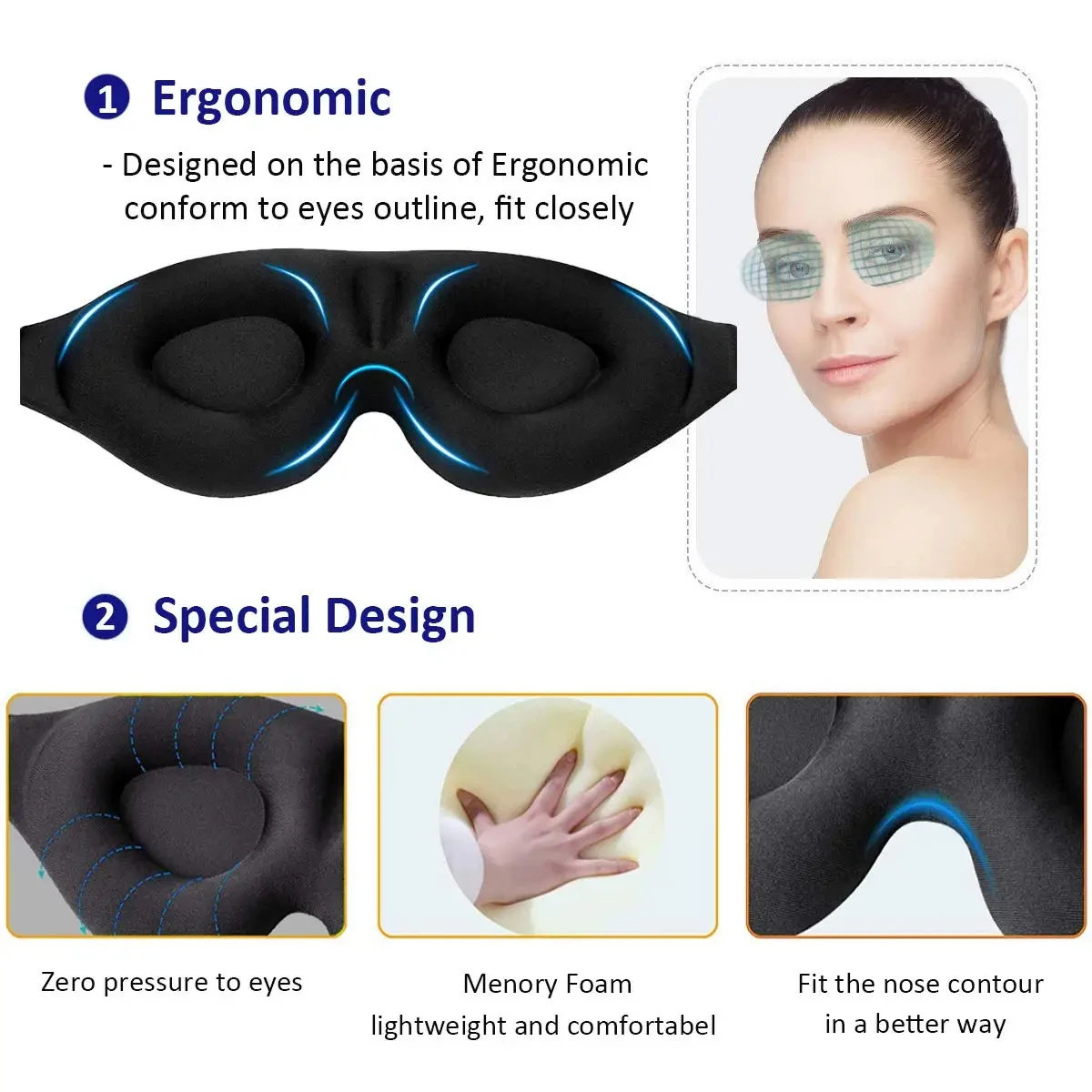 1/2/3PC 3D Sleeping Mask Block - 3D Printing Lego review and price