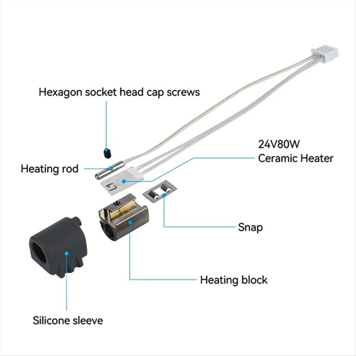 A59E 2Pcs for 3 Max Hotend Ass - 3D Printer Hotend Kit review and price
