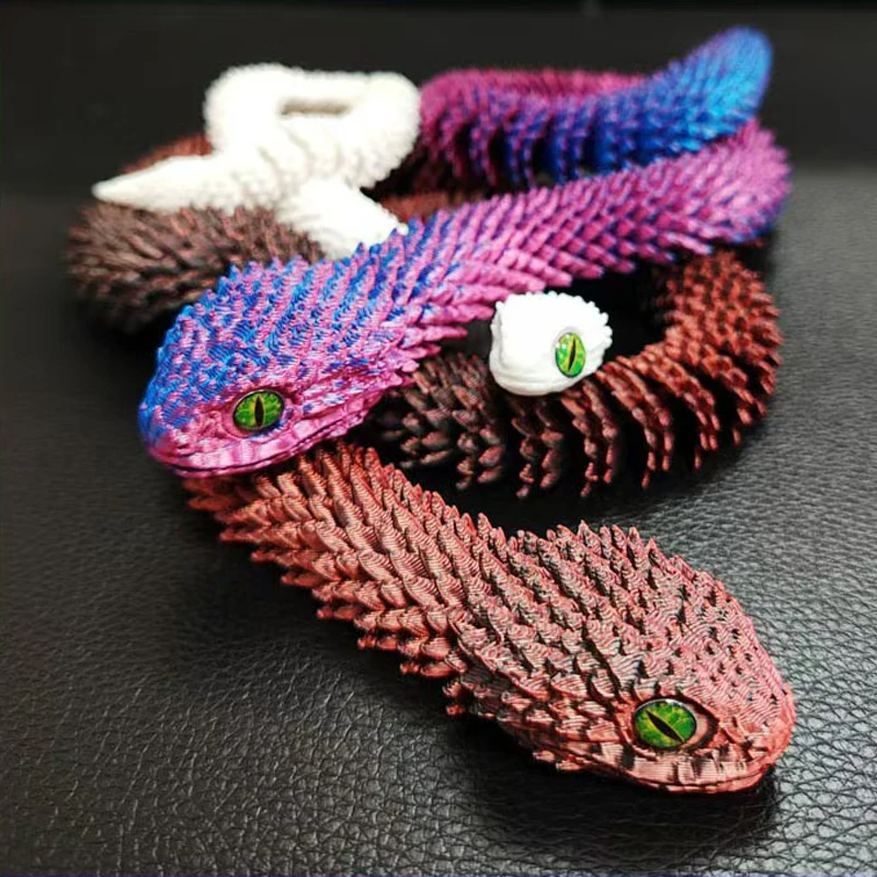 3D Printed Snake Movable Joint - 3D Printing Figure review and price