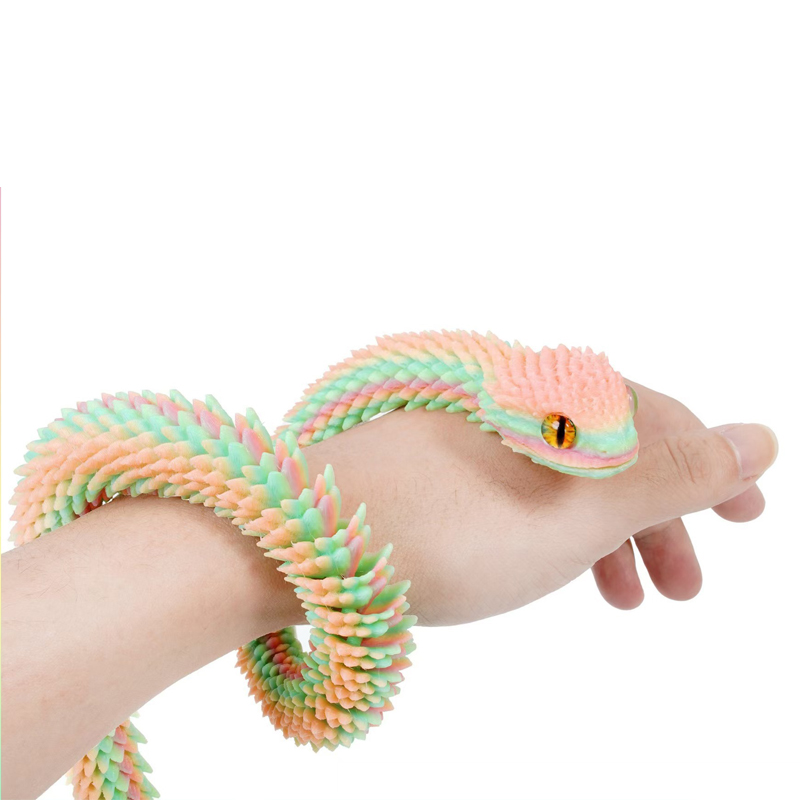 3D Printed Snake Movable Joint - 3D Printing Figure review and price