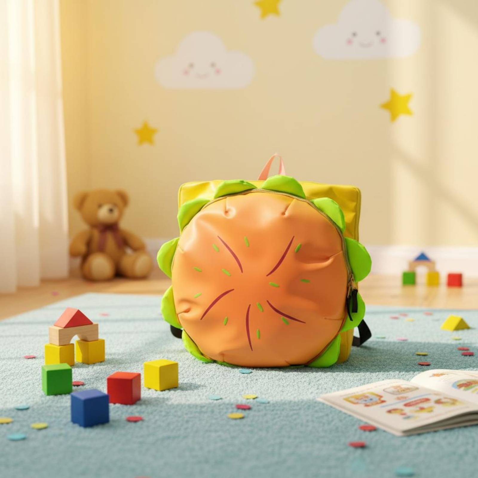 Hamburger Backpack Cute Cartoo - 3D Printing Design Free review and price