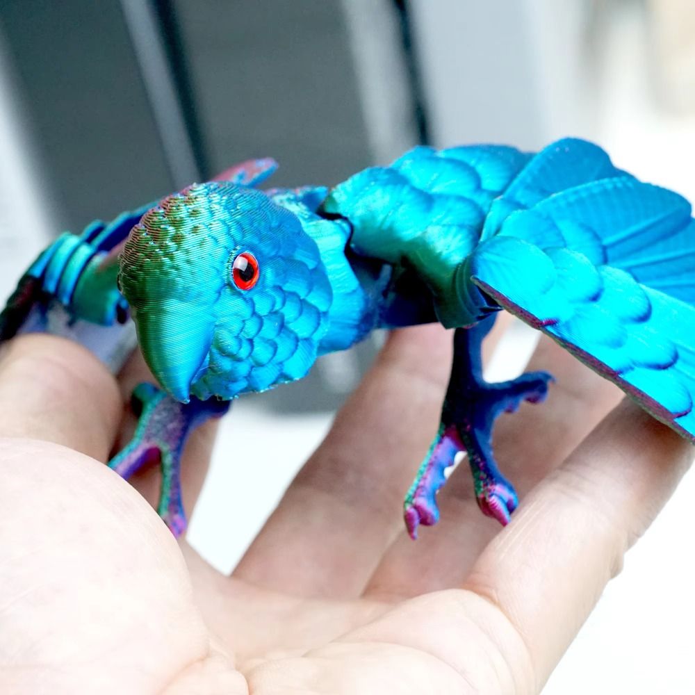 Simulated Eye 3D Printed Parro - 3D Printing Figure review and price