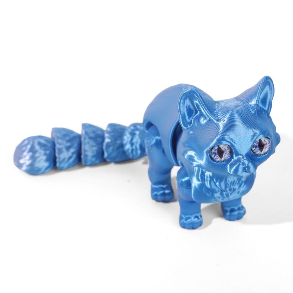 Big Eyes 3D Printed Cat Model  - 3D Printing Figure review and price
