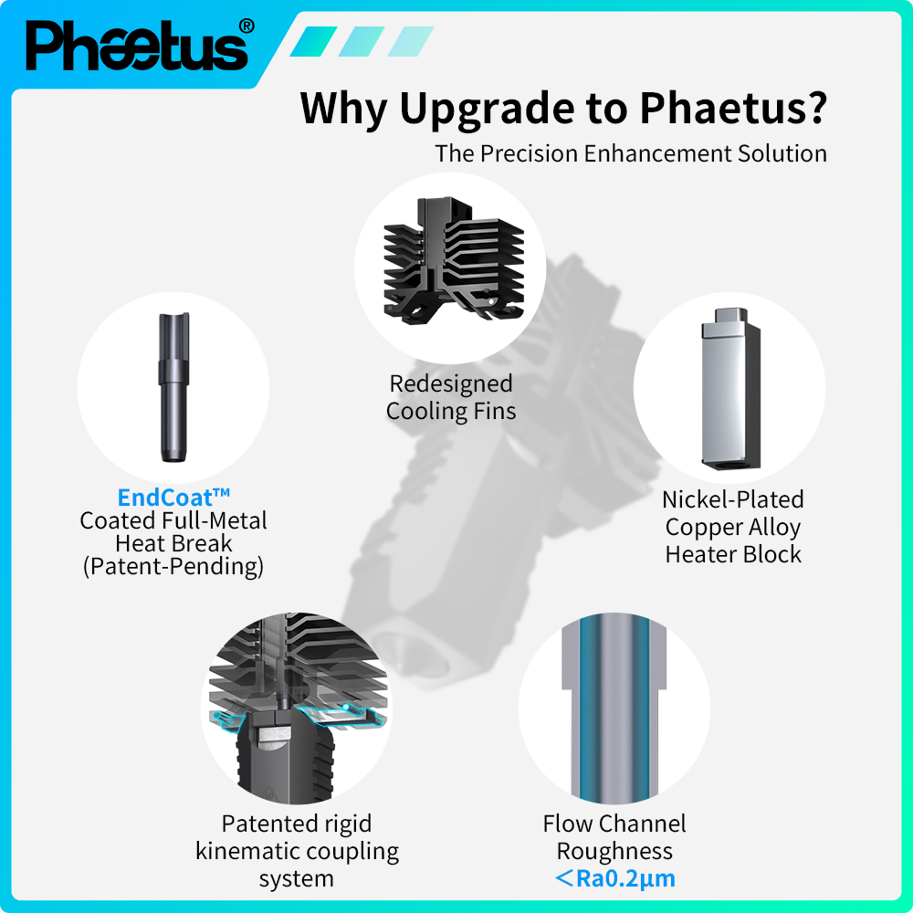Phaetus for QIDI Plus4 3d Prin - 3D Printer Hotend Kit review and price