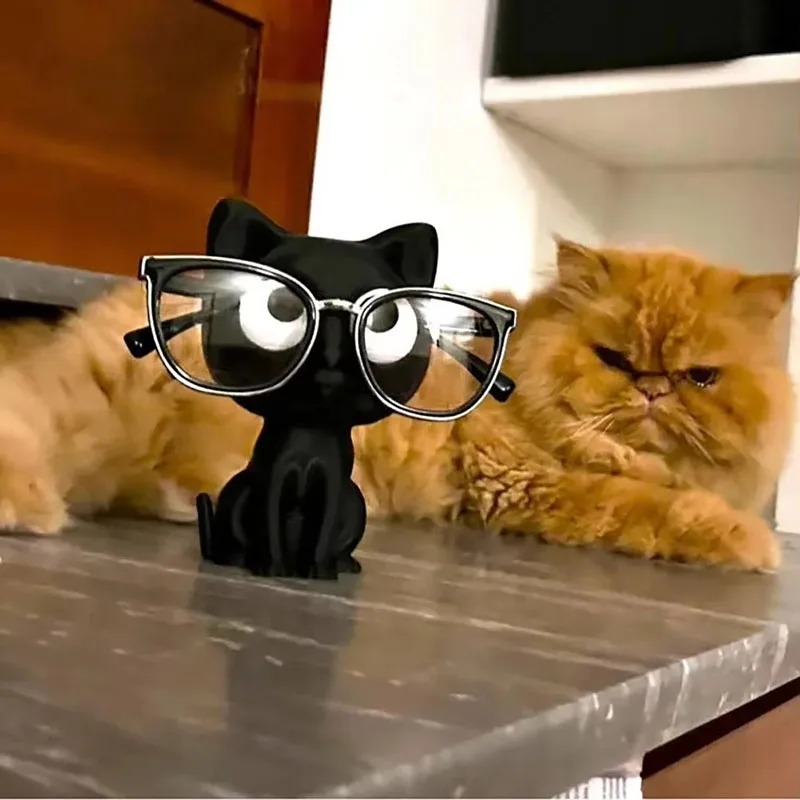 3D Printed Cat Glasses Frame-c - 3D Printing Glasses Frames review and price